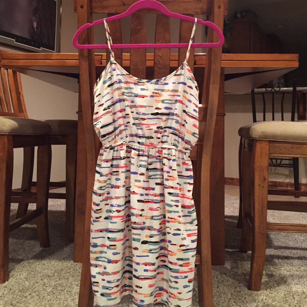 ❤️ Abstract Print Skater Dress